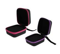 BAZEITFLOW Boîte de Rangement Résistante pour Huiles Essentielles Compartiments EVA Antichoc Pochette Portable avec Fermeture Éclair Organiseur Pratique pour Flacons Assorties