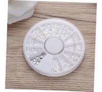 BAZEITFLOW Boîte Décorations Ongles Rivets Mix pour Nail Art DIY Femmes Filles Accessoires Manucure