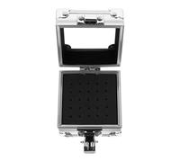 BAZEITFLOW Boîte En Aluminium Pour Embouts De Meulage Des Ongles Compacte Rangement Portable Étui Pour Forets à Clous Protection La Poussière Usage Manucure Professionnelle