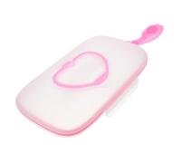 BAZEITFLOW Boîte Lingette Humide Portable avec Joint Silicone Étanche Boîte Suspendue pour Garçon Fille Extérieur Maintien de Humidité pour Poussette et Sacs à Couches Usage Pratique