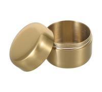 BAZEITFLOW Boîte Pilules Étanche Acier Inoxydable Mini Pilulier Rond Compact avec Finition Mate Petite Boîte de Rangement Portable pour Voyage et Usage Quotidien