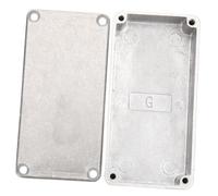 BAZEITFLOW Boîtier Aluminium pour Pédale Effet Guitare Enclosure et Facile à Usiner pour Musiciens et Bricoleurs