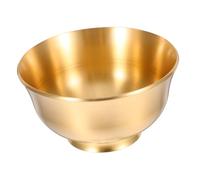 BAZEITFLOW Bol à Bouddhiste Laiton Doré Bol Eau Rituel Moyen de et Décoration Intérieure Polyvalente