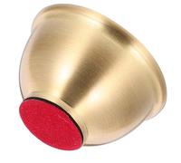 BAZEITFLOW Bol d'Offrande en Laiton Petit Format, Bol Décoratif pour Autel, Coupe Rituelle Résistante à la Corrosion Base Antidérapante, pour Eau Bénite et Cérémonies Religieuses,