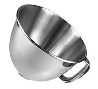 BAZEITFLOW Bol Mélangeur Inox Compatible avec Robot Pâtissier Bol Mixage Robuste avec Poignée Ergonomique Accessoire Robot Pâtissier Inox pour Usage Domestique