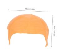 BAZEITFLOW Bonnet Chauve Latex Effet Peau Ridée Perruque Déguisement Personne Réutilisable Texture pour Cosplay Halloween Hommes Femmes Garçon Fille Accessoire Fête Costume