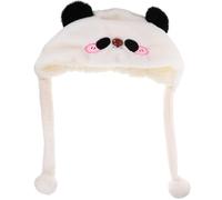 BAZEITFLOW Bonnet Panda Pelucheux Chaud Hiver pour Fêtes et Cosplay Accessoire Festif Original et Confortable pour Adultes