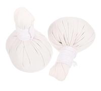 BAZEITFLOW Boule de Massage aux Herbes Chinoises 2pcs en Coton pour Spa et Home, Pochette de Massage Chauffant Naturel, pour Head Spa Japonerie et Fatigue Plusieurs styles