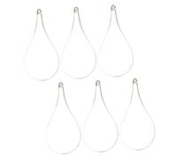 BAZEITFLOW Boule De NoëL Transparente en Forme De Goutte 5.4 X 5.4 X 11 Cm Ornement À Remplir RéUtilisable pour DéCoration De Sapin Et FêTes De Saison