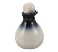 BAZEITFLOW Bouteille Diffuseur Dhuile Céramique pour Huiles Essentielles et Distributeur et Hermétique Pot Porcelaine Décoratif pour Spa et Voyage Accessoire Beauté
