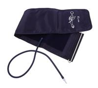 BAZEITFLOW Brassard pour Tensiomètre Électronique Taille Xl Nylon Résistant Couleur Bleu Foncé Adapté au Bras Accessoire de Remplacement Pratique pour Surveillance Pression Artérielle