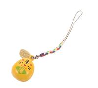 BAZEITFLOW Breloque Décorative Tigre Feng Shui Clochette Sonore, Pendentif Artisanal Lanière pour Téléphone Portable, Accessoire Porte-clés pour Voiture, Cordon à Main Auspicious, Décoration