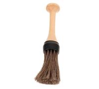 BAZEITFLOW Brosse Coiffure avec Manche Bois Brosse Épousseter pour Salon Barbershop Légère Compacte pour Enlever Cheveux Coupés Cou Visage
