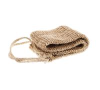 BAZEITFLOW Brosse Exfoliante avec Poignées Sangle en Jute Accessoires de Bain Gommage Peau Doux Peau 1 Pièce
