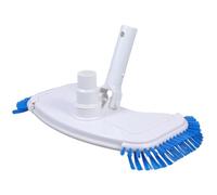 BAZEITFLOW Brosse Nettoyage Piscine avec Brosses Latérales Tête Daspirateur pour Sol et Murs de Piscine Creusée Sol Outil de Nettoyage et Rapide