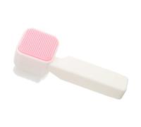 BAZEITFLOW Brosse Visage Nettoyante Double Face Outil Exfoliation Nettoyage Peau Silicone Doux Côté Poils