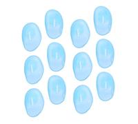 BAZEITFLOW Cache-oreilles en Silicone Bleu Ciel Lot de 6 Paires Protection Auditive Réutilisable pour Coloration Coiffure Bain D’huile Protection Oreilles Salon Soins Capillaires