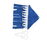 BAZEITFLOW Cachette pour Hamster Petit Animal De Compagnie Angle Triangulaire en Tissu Solide Bleu pour Coin Refuge Poussin Cobaye Lapin