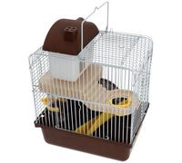 BAZEITFLOW Cage à Hamster Accessoire Double Couche en Plastique Cabane D'activités et Cachette Ludique Couleur Aléatoire pour Petits Animaux pour Hamster et Petit Rongeur