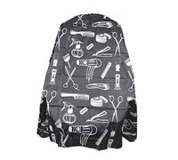 BAZEITFLOW Cape de Coiffure Imperméable pour Adultes Châle Coupe Cheveux Léger et Confortable Protection Salon pour Coupe Coloration Permanente et Soins Capillaires