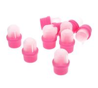 BAZEITFLOW Capsules Dissolvant Gel Ongles en Silicone 20 Pièces Taille Standard pour Manucure Femmes et Jeunes Filles Usage Personnel et Professionnel