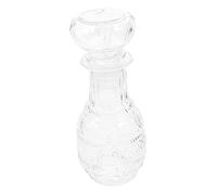 BAZEITFLOW Carafe Verre Épais Décorative Bouteille Décanteur Transparente pour Whisky Vin et Cocktails Design Créatif et Élégant pour Bar et Maison