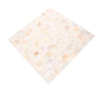 BAZEITFLOW Carrelage Autocollant Mural sans Joint Blanc Naturel Adhésif pour Décoration Salon Entrée et Salle de Bain Facile à Poser et Nettoyer Résistant à Huile
