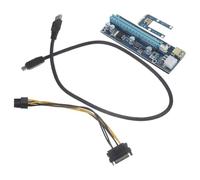 BAZEITFLOW Carte Graphique Pcie Externe Bleue pour Ordinateur Portable Mini Pci-E vers Pci-E X16 Câble USB 60 CM Extension GPU Indépendante pour Gaming et Multimédia Adaptateur