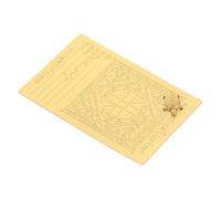 BAZEITFLOW Cartes de Prière Or avec Écritures Sacrées Carte de Prière Délicate pour Hommes Usage Religieux à Domicile et Lieux de Culte