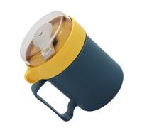 BAZEITFLOW Cereal Cup Portable With Lid Microwave Safe Soup And Milk Cup For Breakfast At Home Office Travel Couleur Aléatoire