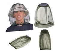 BAZEITFLOW Chapeau Moustiquaire de Tête Élastique Insectes pour Extérieure et Randonnée Filet Fin Protecteur Moustiques et Abeilles Confortable et Facile à Porter