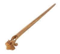 BAZEITFLOW Cheveux en Bois de Style Chinois Épingle Multifonctionnelle Accessoire Vintage 1 Pièce Design Élégant pour Chignon Baguette Décorative