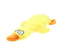 BAZEITFLOW Chien Canard Peluche Sonore Mastication Interactif et Nettoyant Dents et Divertissant Chiots Lennui