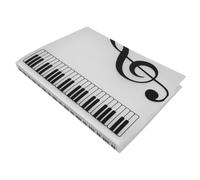 BAZEITFLOW Classeur de Partitions Pages avec Pochettes Organiseur Portable pour Musique Chorale Piano et Documents Scolaires