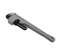 BAZEITFLOW Clé à Molette Réglable 25 Cm Robuste en Alliage D'aluminium et Acier Chrome-vanadium, Clé de Plomberie Lourde Droite, Outil de Robinet Polyvalent pour Installation et Maintenance