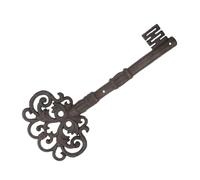 BAZEITFLOW Clé en Fonte Rétro Artisanale Décoration Murale Vintage pour Mariage Accessoire Déco D’Intérieur Ancien Décor Médiéval Artisanat Fer Forgé Présent Déco Jardin Style Rétro