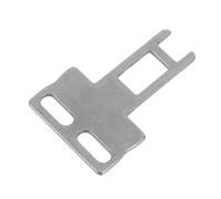 BAZEITFLOW Clé Interverrouillage de Sécurité Électrique Argentée pour Interrupteur de Porte Cnc Compatible Esds- Clé Actionnement et Réarmement pour Commutateur de Panneau Industriel