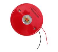 BAZEITFLOW Cloche Dalarme Incendie Manuelle Acier Inoxydable Bouton Poussoir Mural Chaleur pour Stations de Pompiers Industries et Publics Sonore Cas Durgence