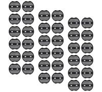 BAZEITFLOW Clous de Sol Galvanisés en U 50 Pcs Plaques de Fixation pour Pelouse, Supports Résistants pour Tente et Équipement de Jardinage, Accessoires Indispensables pour Aménagement