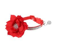 BAZEITFLOW Collier pour Chat et Chien Ajustable Clochette Intégrée Style Délicat et Personnalisable pour Shih Tzu et Chiots
