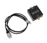 BAZEITFLOW Convertisseur Audio 35 MM Numérique Optique/Coaxial vers Analogique Stéréo R/L Adaptateur Compact Compatible TV Amplificateur et Home Cinéma Prise en Charge 32-96 Khz