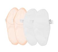 BAZEITFLOW Coussinet Absorbant la Transpiration D'été en Polyester Bretelles Transparentes, Portable et Confortable pour Protéger les Aisselles, Lot de 2 Paires