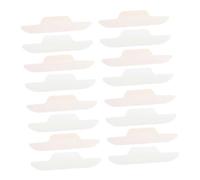 BAZEITFLOW Coussinet Forme Incurvée Anti-transpiration pour Col de Chemise Ultra-fin et Imperméable en Tissu Non Tissé Pack de 24 Pièces pour Réunions et Discours en Public