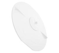 BAZEITFLOW Couvercle D'écumoire Abs pour Piscine Enterrée, Taille Moyenne, Rond Et Résistant, Accessoire Skimmer Compatible pour Maintien Propreté Eau De Piscine