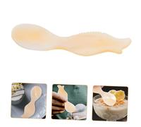 BAZEITFLOW Cuillère Forme de Poisson pour Caviar et Dessert Cuillère à Glace Rose et Service pour Café Yaourt et Soupe pour Usage Domestique et Restauration
