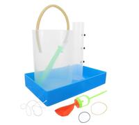 BAZEITFLOW Dispositif Pédagogique Expérimental de Physique Relation Pression des Liquides et Profondeur, Plastique Solide, 1set pour Expériences en Laboratoire et Projets Scolaires