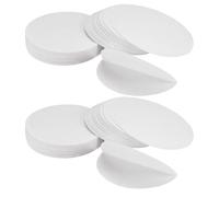 BAZEITFLOW Disques de Papier Filtre Qualitatif Rapide 9 CM X 300 Pcs en Cellulose Blanche Papier Filtre Rond pour Laboratoire Chimie Filtration Analytique et Entonnoirs Résistance Humide
