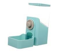 BAZEITFLOW Distributeur Croquettes Suspendu pour Petits Animaux Mangeoire Automatique PP Facile à Nettoyer pour Chats Chiens et Lapins Design Simple et Pratique