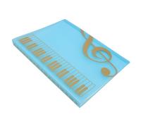 BAZEITFLOW Dossier de Partitions pour Musique avec Pages Organiseur et Portable pour Partitions de Piano et Chœur Classeur Élégant pour Stockage de Musicales