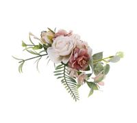 BAZEITFLOW Élégant Accessoire Cheveux Mariage Pince Griffe Blanche Plume Fleur Épingle Décorative pour Mariée Adaptée à Styles de Coiffure et Tenues Nuptiales